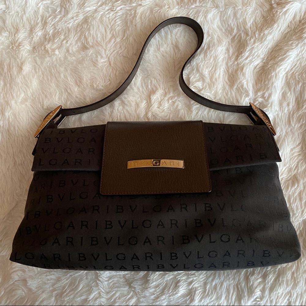 Bvlgari Brown Ingrid Medium Shoulder Bag